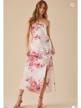 Altar'd State Dress, Paityn Floral Strapless Maxi Dress